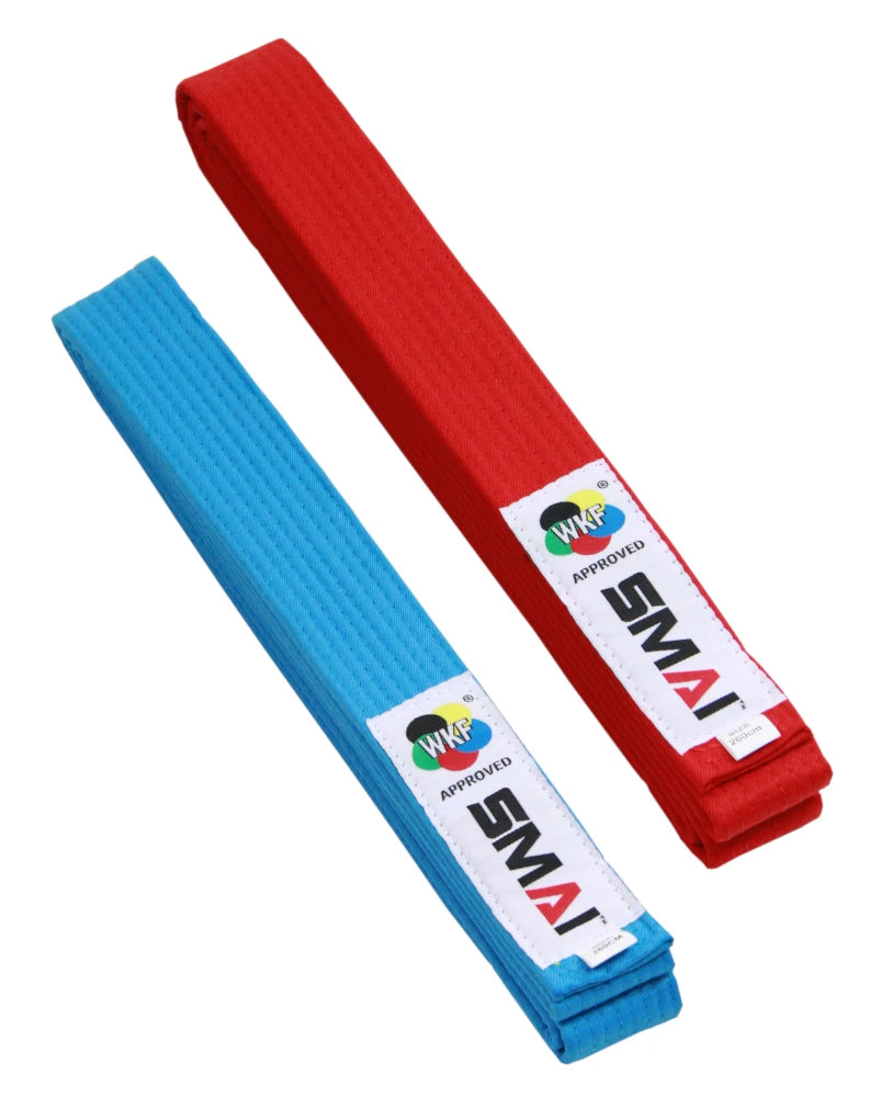 Cintura KUMITE Smai BLU o ROSSA WKF