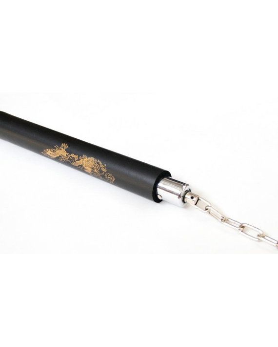 Nunchaku in gomma spugna con catena