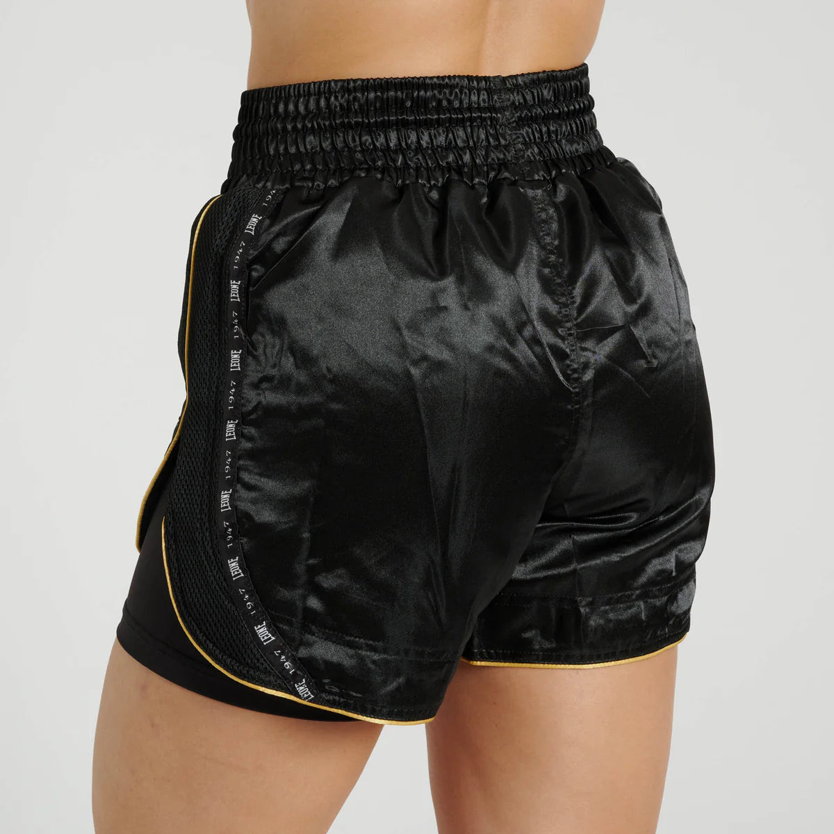 Pantaloncino Kick/Thai Classic donna Leone AB882 con interno spandex