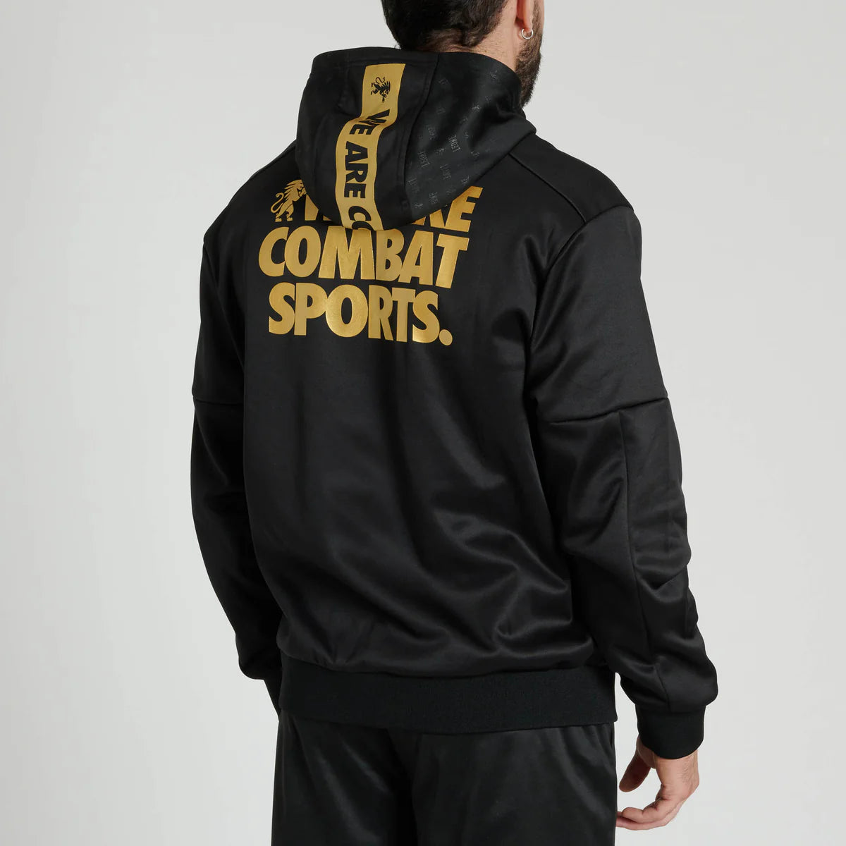 Felpa con cappuccio e zip Leone DNA