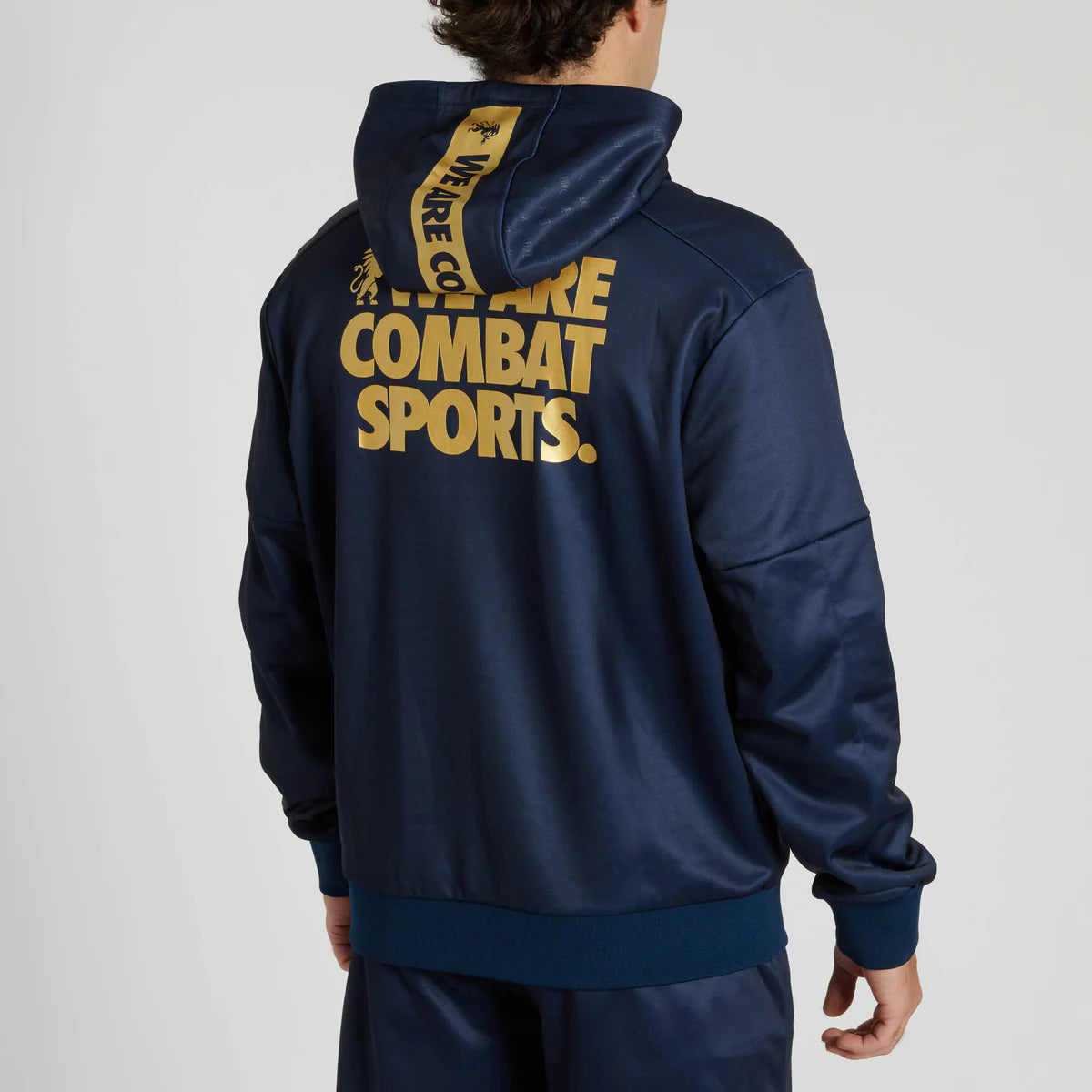 Felpa con cappuccio e zip Leone DNA