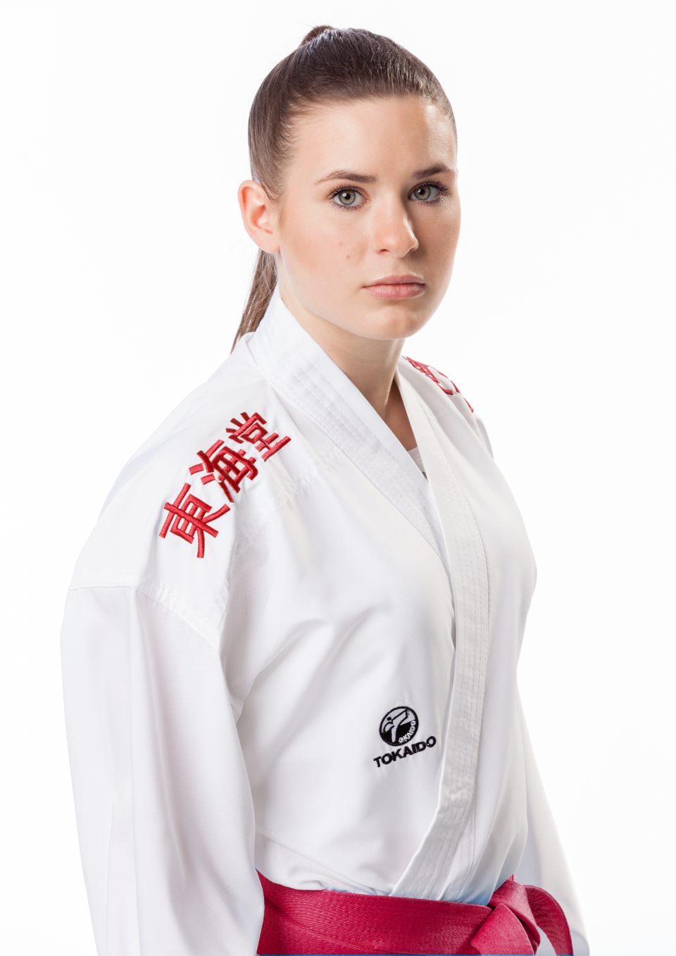 Karategi Tokaido KUMITE MASTER RAW Kanji rossi