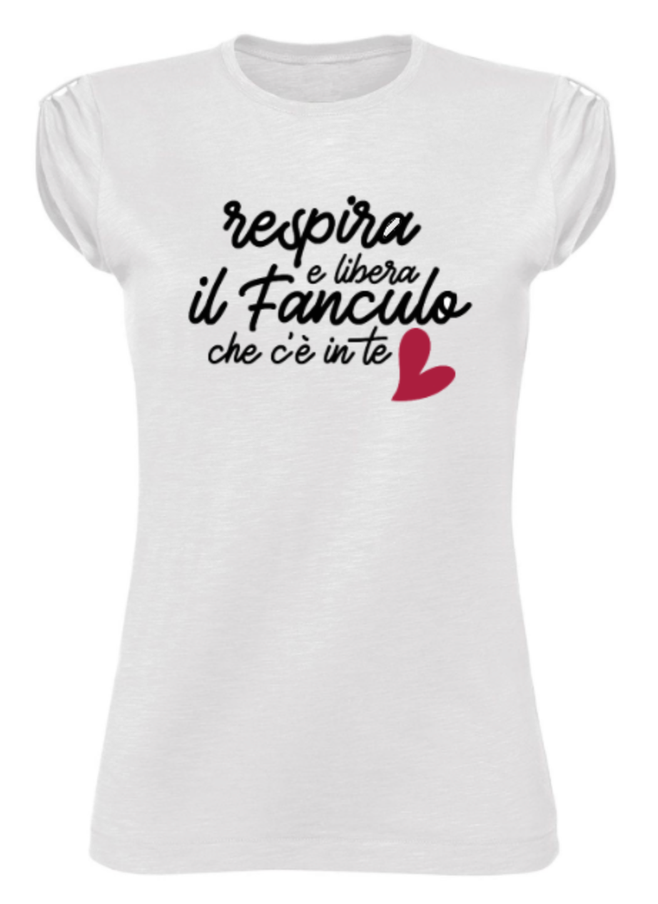 T-shirt donna  RESPIRA E LIBERA