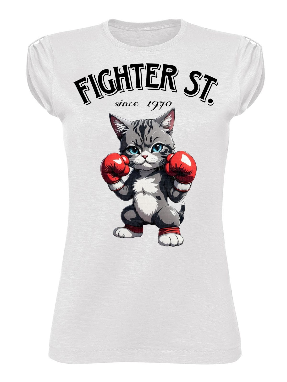 T-shirt donna FIGHTER CAT