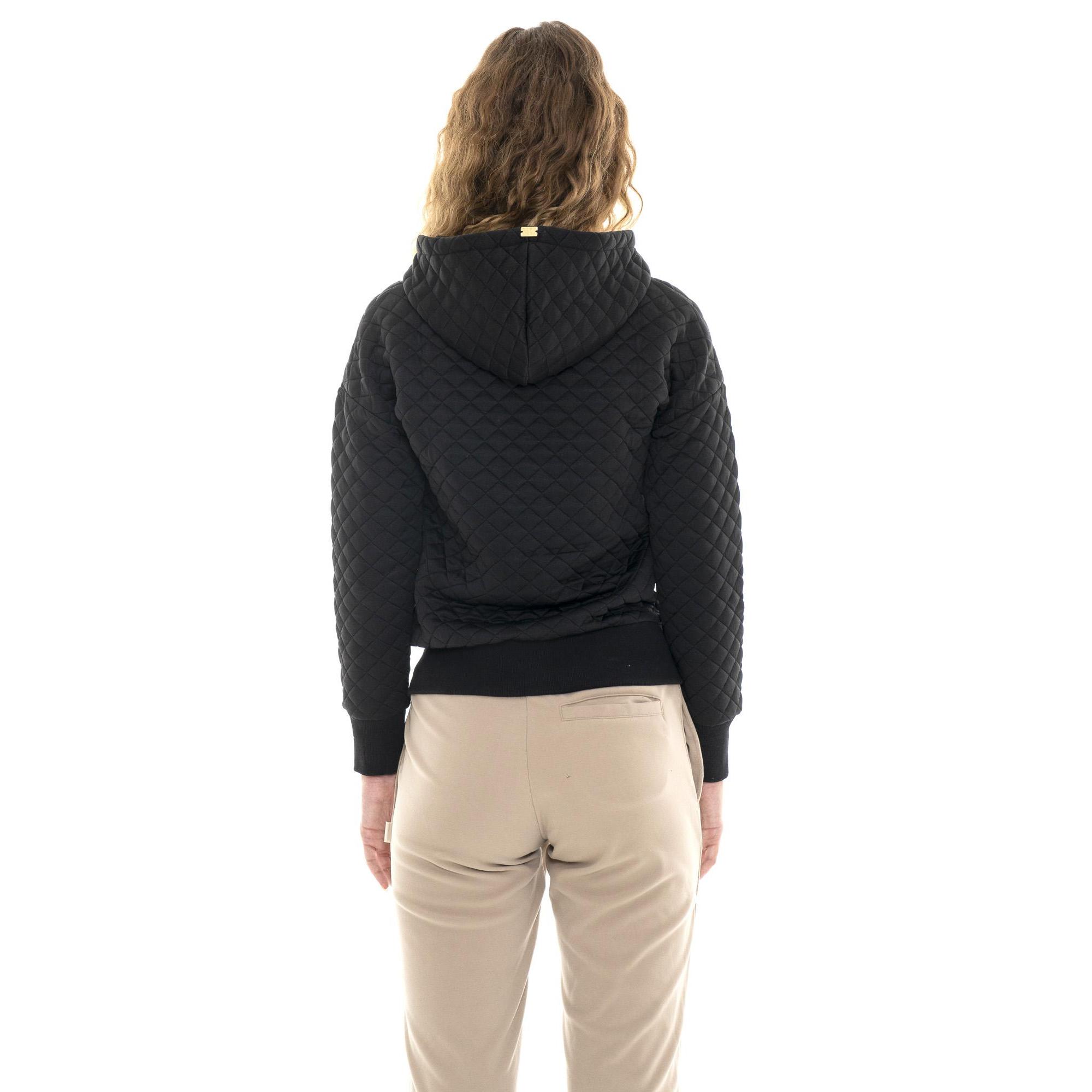 Felpa con cappuccio da donna trapuntata Leone 1947 Apparel