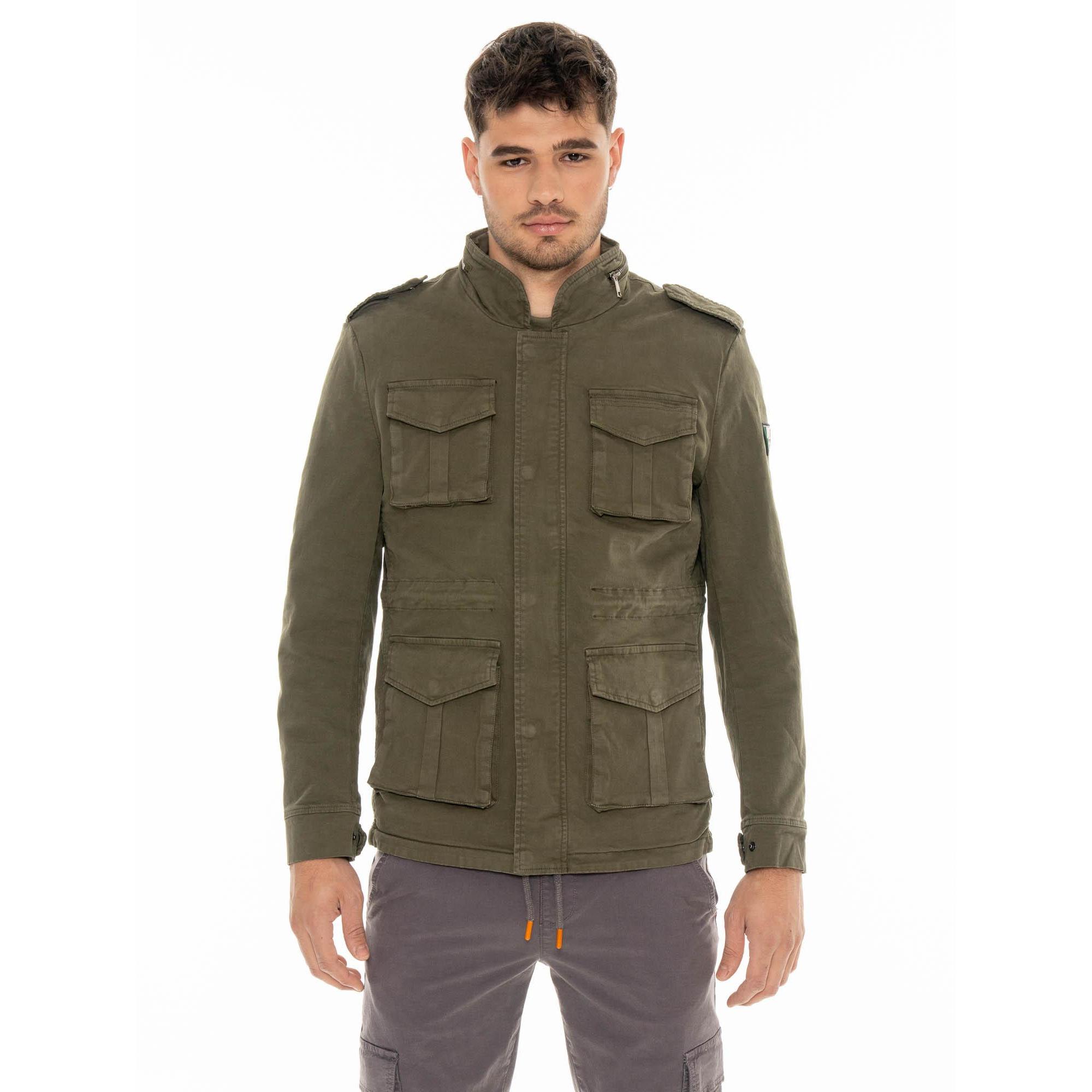 Giacca uomo militare Leone OLD WASH