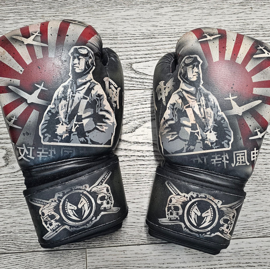 Guanto boxe 10oz KAMIKAZE Trojan handprinting